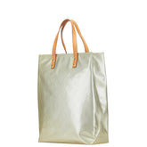 ルイ ヴィトン モノグラム ヴェルニ リードMM トートバッグ ハンドバッグ M91142 グリ シルバー パテントレザー レディース LOUIS VUITTON 【中古】